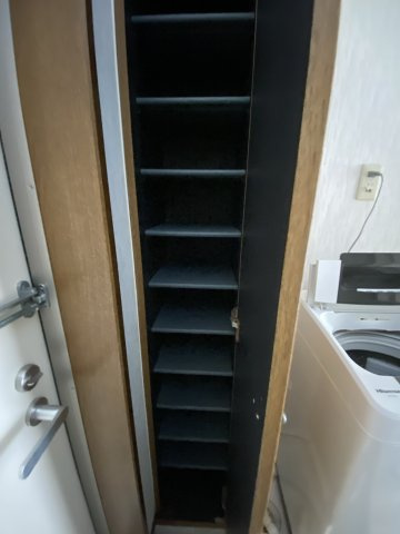 マークⅢの収納|靴箱完備です。　洗濯機無料貸出！