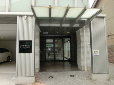 【エントランス】 | クレイドル西田辺 | 落ち着いたエントランスです