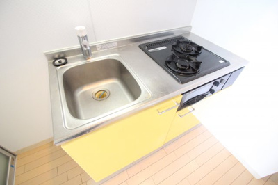 【キッチン】 | クレイドル西田辺 | 二口ガスコンロ