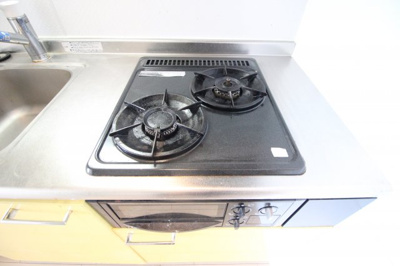 【キッチン】 | クレイドル西田辺 | 魚焼きグリル