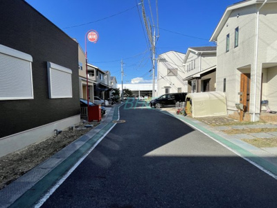 【前面道路含む現地写真】 | 草津市木川町　1期5号地