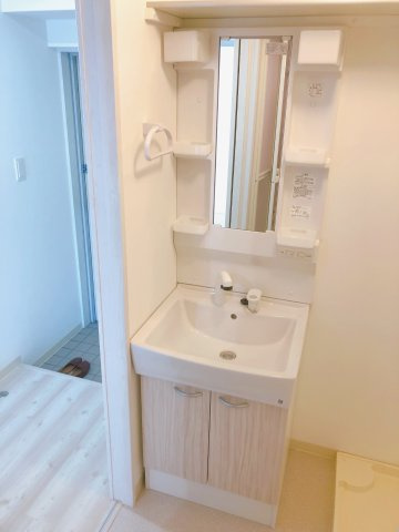 レジデンス利平治の洗面所