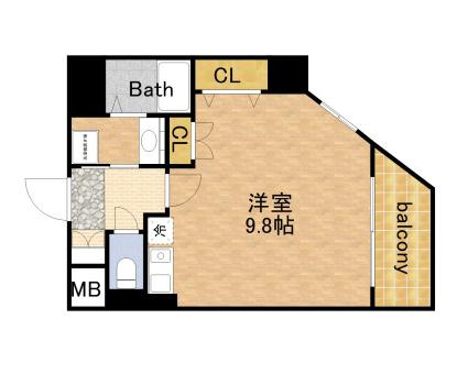 【間取り】 | S-RESIDENCE　Hommachi Marks