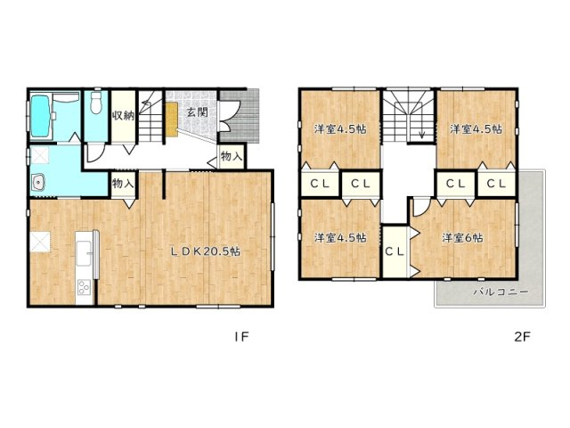 【間取り】 | 姫路市白浜町／中古戸建