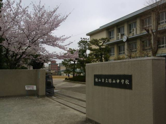 【周辺】 | メゾン・ティアール | 松山市立勝山中学校 1245m