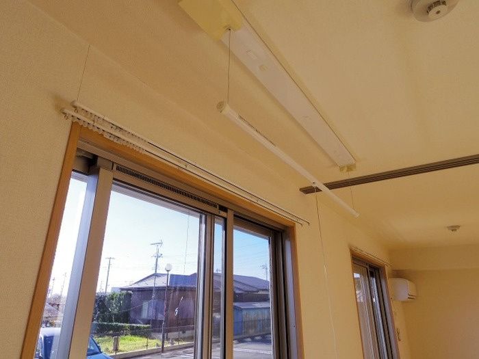 エスポワール Ａの設備|室内物干し（雨の日などに重宝します）