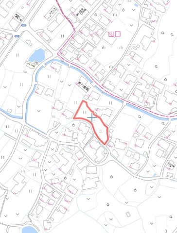 氷川町栫事業用地の地図