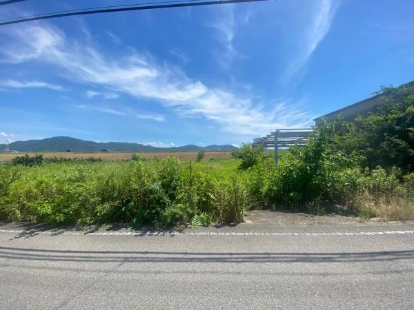 岩出市中島　土地の前面道路含む現地写真