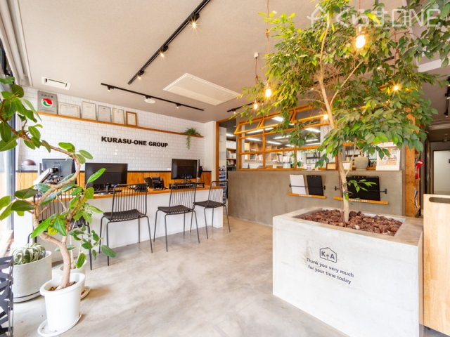 【その他】 | 姫路市網干区浜田／売土地 | 【店舗】観葉植物がいっぱいの明るい店舗です♪