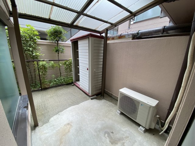 イスズハイツベル芦屋パートⅡのバルコニー