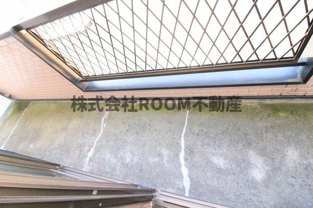 コーポソレイユのバルコニー|広々としたバルコニーです