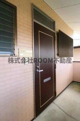 コーポソレイユの玄関|きれいな玄関です