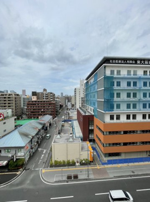 【展望】 | プレジデント城東 | 8階部分のため、日当たり、眺望良好！