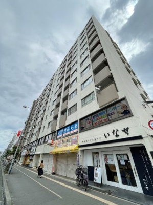 【外観】 | プレジデント城東 | □2023年5月リフォーム済み！
○大阪メトロ長堀鶴見緑地線「蒲生四丁目」駅徒歩1分
●ペット飼育可（規約あり）
○周辺商業施設充実