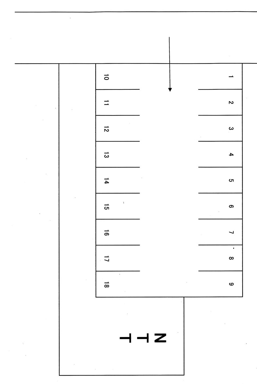 なごみパーキングの区画図