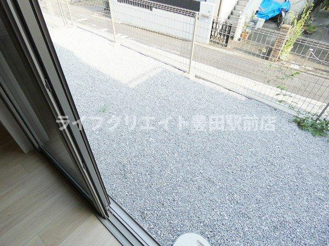 三沢5丁目戸建の庭