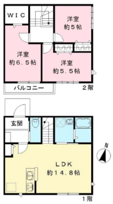 三沢5丁目戸建の間取り