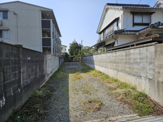 【外観】 | 鳥取市中町 土地 | 間口の広さです