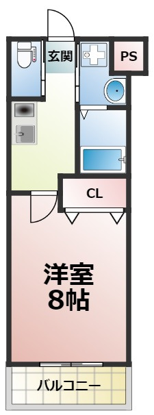 Fr.imp大阪城東の間取り