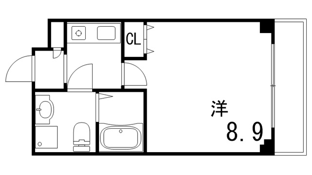 ビューテラス岡本の間取り