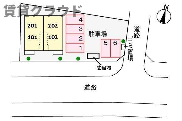 メゾン　デ　ラ　コリーヌの区画図