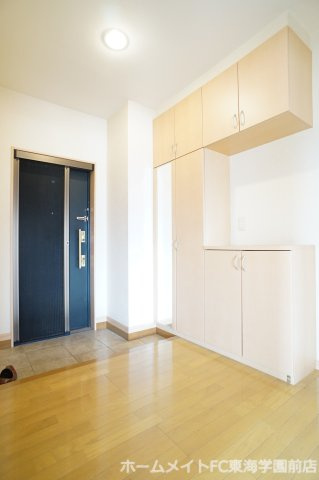 熊本市東区御領８丁目の賃貸マンションの玄関
