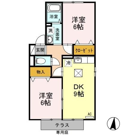ハーヴェスト･パーク Ａ/Ｂ/Ｃの間取り