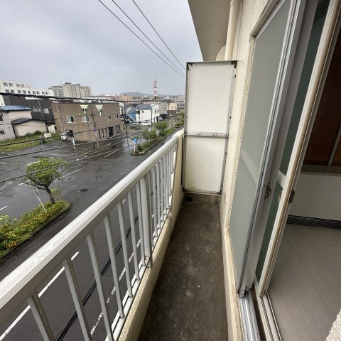 コーポあなやまのバルコニー