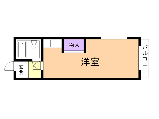 コーポあなやまの間取り