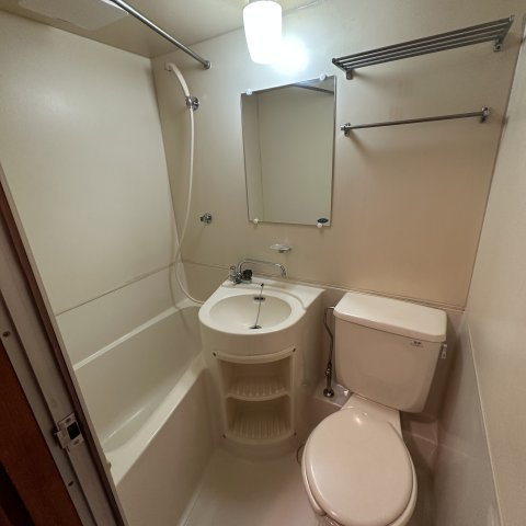 コーポあなやまの浴室