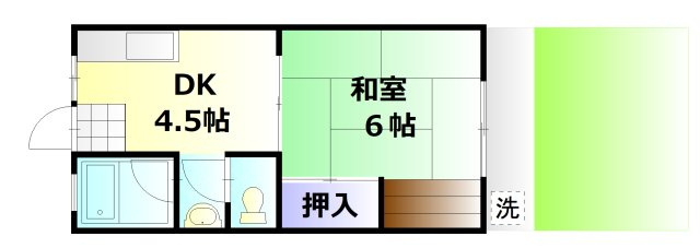 【間取り】 | コーポ石﨑