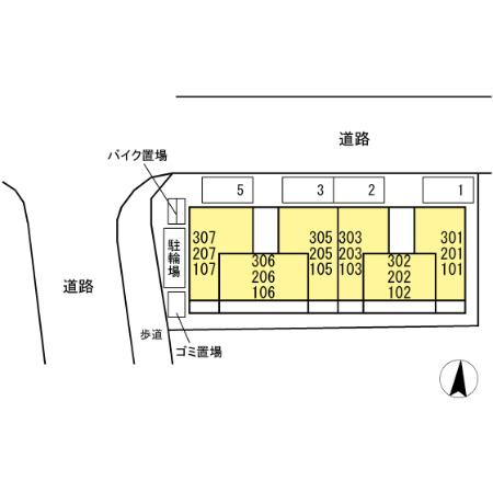 （仮称）D-room刈谷市中山町の駐車場