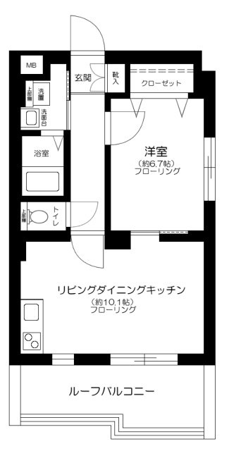 プラクティカル中野坂上の間取り
