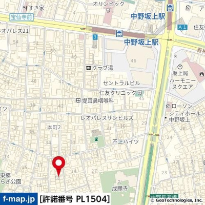 【地図】 | プラクティカル中野坂上