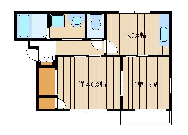 【間取り】 | ハイツ桜台B棟