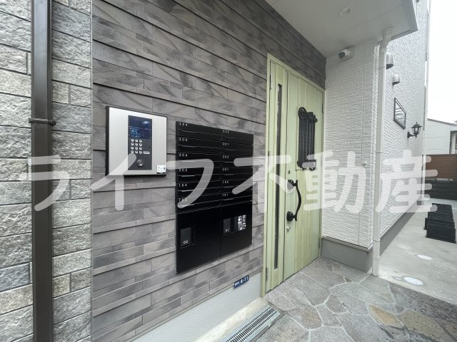 えんじゅハイツのエントランス|清潔なエントランスです