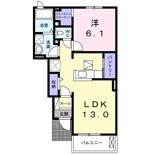 コクーン・Ⅰの間取り|間取図