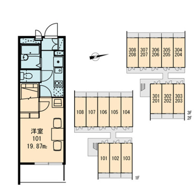 【区画図】 | 野立Ⅱ