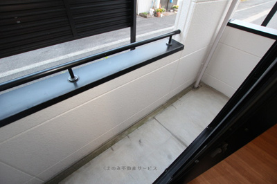 【バルコニー】 | ハイム行村 | 開放的で明るい空間を演出してくれるバルコニーです
ハイム行村106号室　2021/5/7撮影