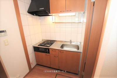 【キッチン】 | ハイム行村 | コンパクトなキッチンで掃除もラクラク
ハイム行村106号室　2021/5/7撮影