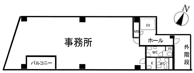 日本橋末広ビルの間取り