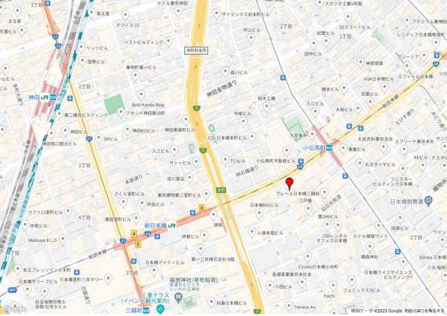 日本橋末広ビルの地図