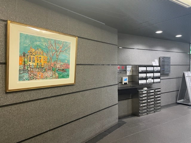 相模屋本社ビルのロビー