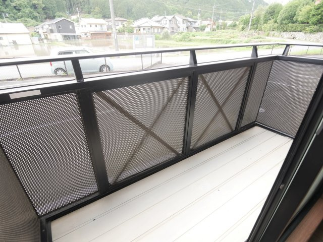 クレストール天花のバルコニー
