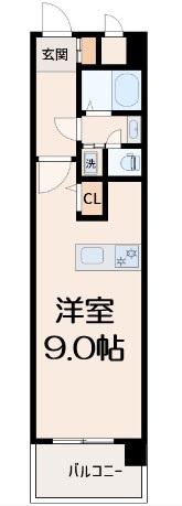 【間取り】 | アドバンス新大阪Ⅴ
