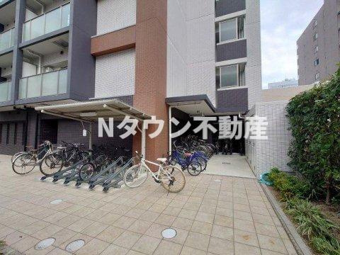【その他共用部分】 | ハーモニーレジデンス名古屋イースト | 自転車置き場です