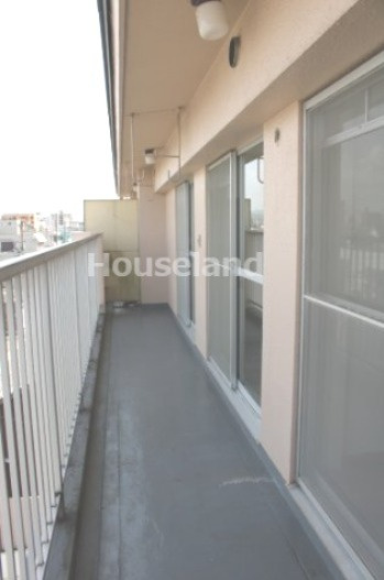 第二藤村マンションのバルコニー