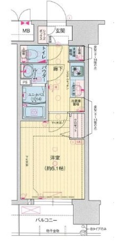 【間取り】 | プレサンス大阪同心メゾヴィータ