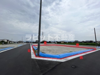 【外観】 | 売土地：南横市分譲　⑧ | 境界はイメージとなります。