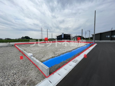 【外観】 | 売土地：南横市分譲　⑧ | 境界はイメージとなります。